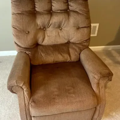Richmond Furniture Brown Upholstered Recliner