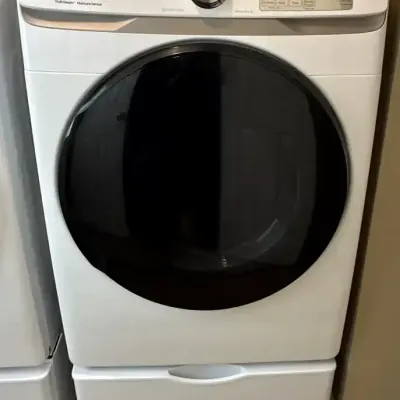 Samsung Front Load Electric Dryer With Storage Pedestal
