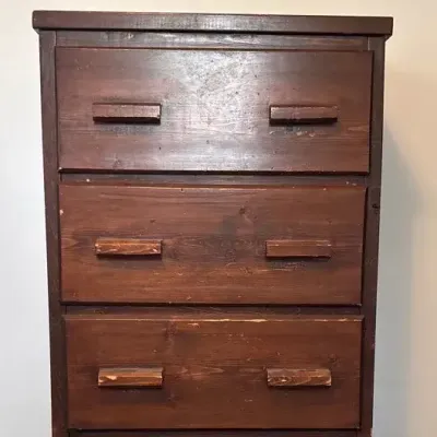 Vintage Four Drawer Dresser 