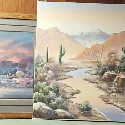 Framed MC Painting (James Lee) and More