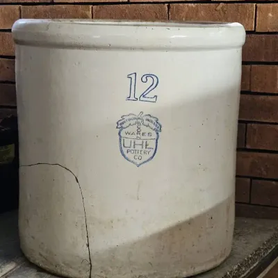Vintage 12 Gallon Crock