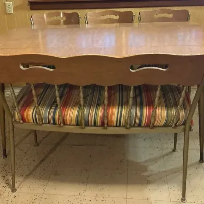 Vintage Wooden Dining Set 