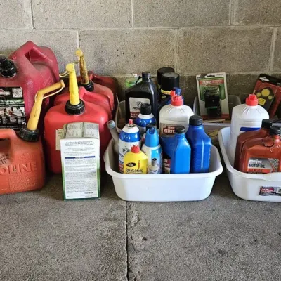 Lawn Supplies, Shop Supplies and Gas Cans