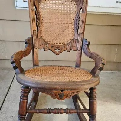 Victorian Eastlake Style Rocking Chair