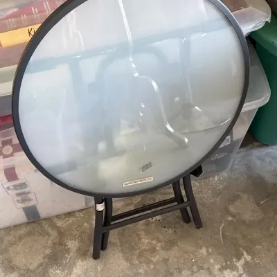 Small Patio Glass Table 