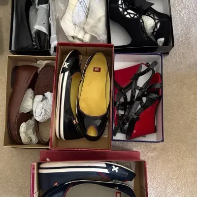 Women's Designer Shoe Collection – 7 Pairs Including White House Black Market, BC Footwear, Heels, W
