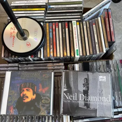 CD Music Collection 3 Shoe Boxes
