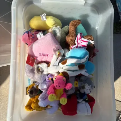 Lot Of Assorted Stuffed Animals