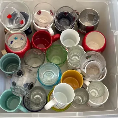 Huge Lot Of Glasses - Beach Theme, Holiday, Coffee Mugs 
