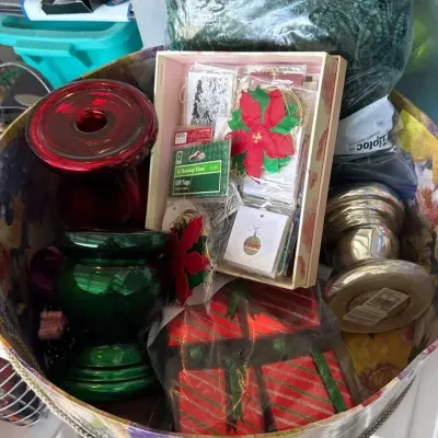 Lot Of Candleholders And Gift Tags 