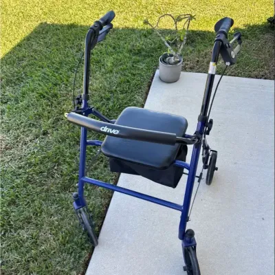 Portable Small “Drive” Toilet New, ZLER walker & Drive Walker Mobility AIDS
