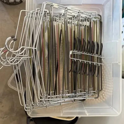 Lot Of Clothes Hangers 