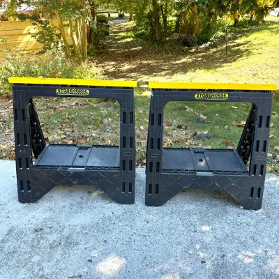 StoreHorse Folding Sawhorses Two In Lot