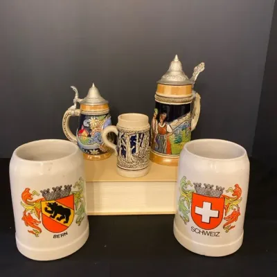 Vintage Ceramic Beer Steins And Mugs
