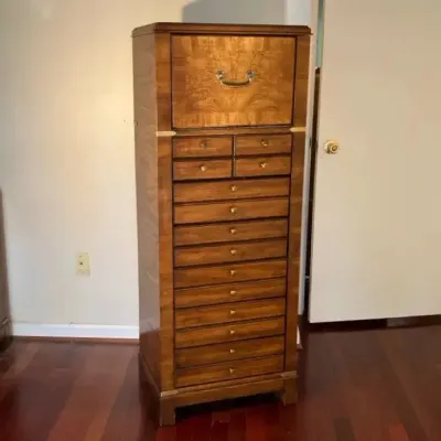 Lane 8-Drawer Dental Cabinet Wooden Dresser
