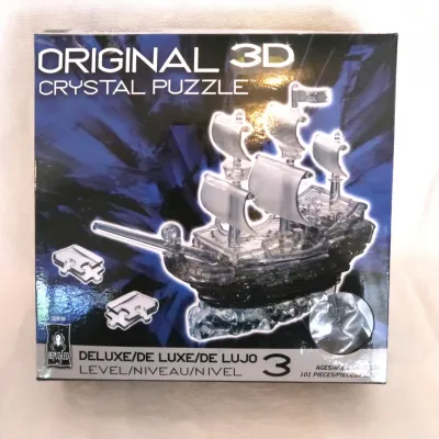 Sale Photo Thumbnail #121: Original 3D Crystal Puzzle Sailing Ship - New 