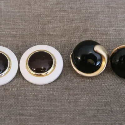Black & White Earrings
