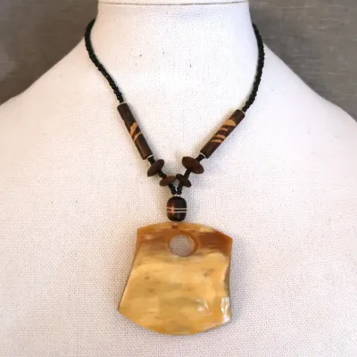 Buffalo Horn Necklace 