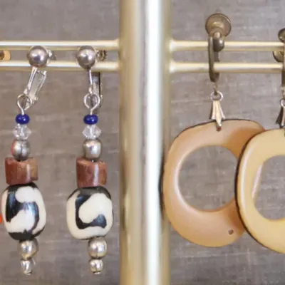 Mixed Lot Drop Earrings Tribal/natural