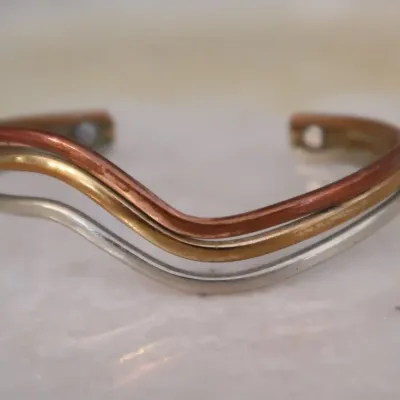 Sergio Lub California, Copper &  Brass Cuff Bracelet