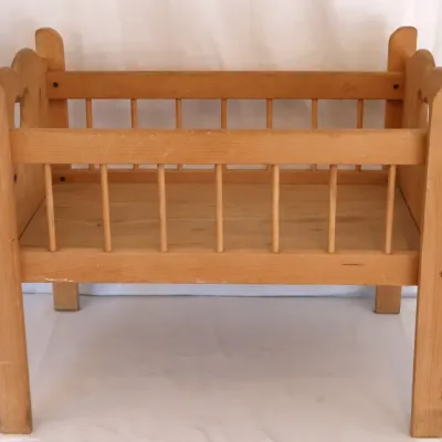 Sale Photo Thumbnail #186: Wood Doll Crib