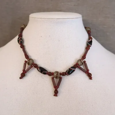 Glass Trade Bead Necklace