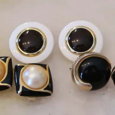 Large  Earrings 3 Pair