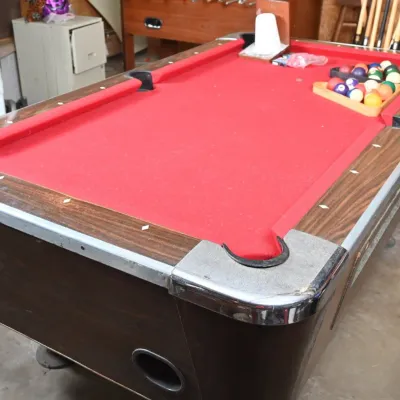 Sale Photo Thumbnail #31: Valley "Competitor" Coin-Op Pool Table w/ Balls
