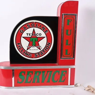 Sale Photo Thumbnail #140: Texaco "Full Service" Lighted Wall Sign