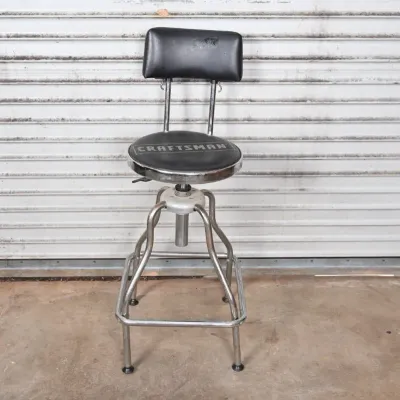 Sale Photo Thumbnail #119: Craftsman Adjustable Shop Stool w/ Backrest