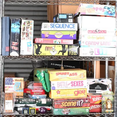 Sale Photo Thumbnail #314: Board Games, Yahtzee, Scene It, Sequence & More