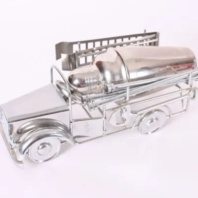 Sale Photo Thumbnail #81: Chrome Fire Truck Cocktail Shaker Bar Set