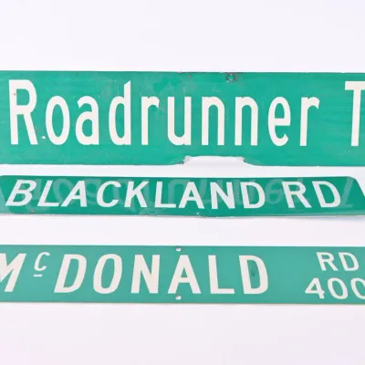 Sale Photo Thumbnail #11: Roadrunner Tr, Blackland & McDonald Rd Street Signs