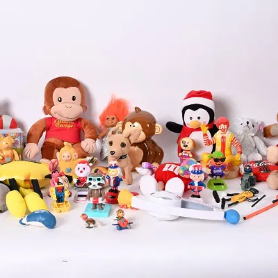 Sale Photo Thumbnail #213: Curious George, Coca-Cola Plush & Happy Meal Toys
