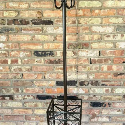 Sale Photo Thumbnail #103: Wrought Iron Hall Tree w/ Umbrella Stand