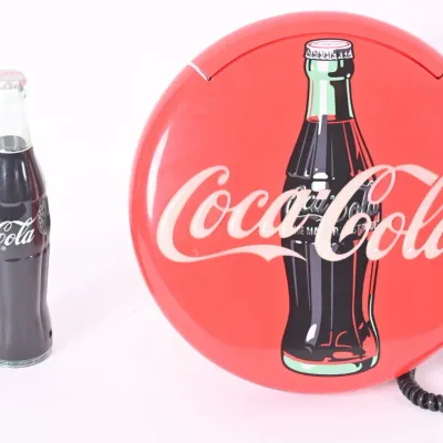 Sale Photo Thumbnail #44: Coca-Cola Disc & Bottle Novelty Telephones