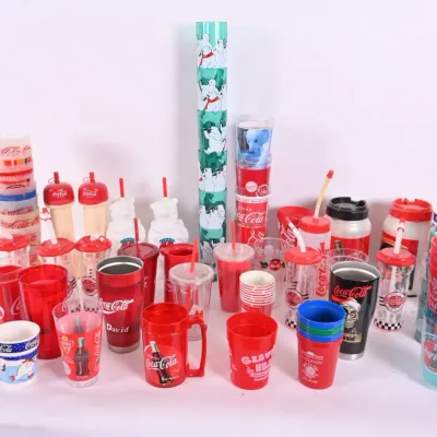 Sale Photo Thumbnail #80: Coca-Cola Plastic Tumblers, Sport Bottles & Cups