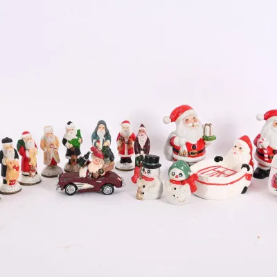 Sale Photo Thumbnail #155: Santa Figurines, Snowmen & Holiday Collectibles
