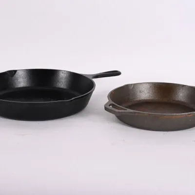 Sale Photo Thumbnail #88: Lodge Cast Iron Skillets, Pair