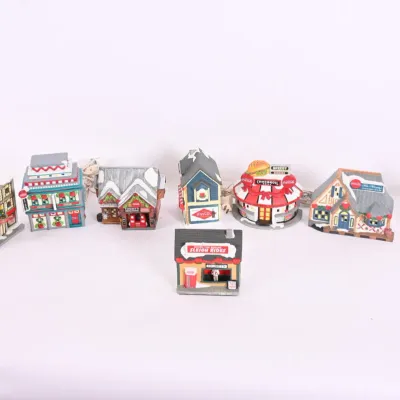 Sale Photo Thumbnail #64: Coca-Cola Town Square Lighted Village Buildings
