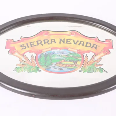 Sale Photo Thumbnail #7: Sierra Nevada Brewing Co. Oval Bar Mirror