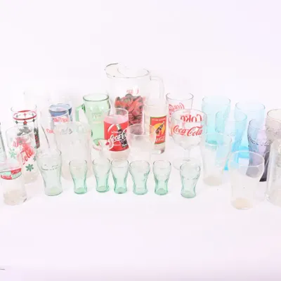 Sale Photo Thumbnail #76: Coca-Cola Contour Glasses, Mugs & Pitcher