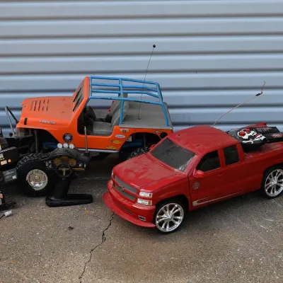 Sale Photo Thumbnail #290: Vintage Battery Operated RC Toy Trucks