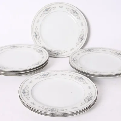 Sale Photo Thumbnail #183: Diane Pattern Fine China Dinner Plates