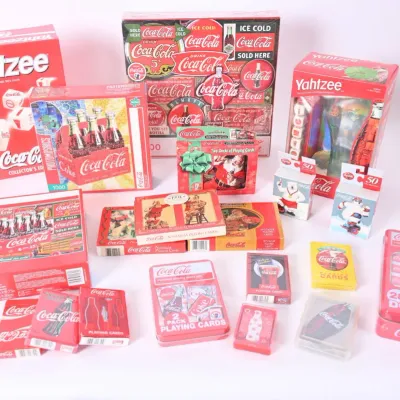 Sale Photo Thumbnail #59: Coca-Cola Yahtzee, Puzzles, Playing Cards & Dominoes