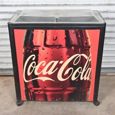 Sale Photo Thumbnail #124: Coca-Cola Contour Bottle Ice Chest Cooler