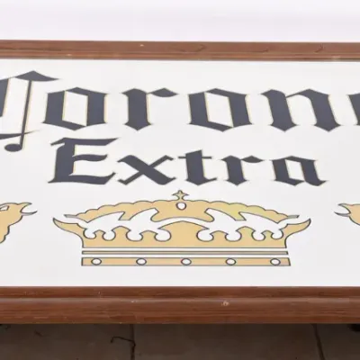 Sale Photo Thumbnail #139: Corona Extra Large Framed Bar Mirror