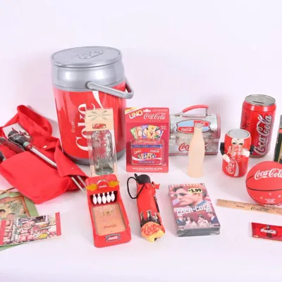 Sale Photo Thumbnail #70: Coca-Cola Cooler, UNO Tin, Basketball & More