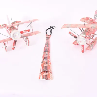 Sale Photo Thumbnail #51: Coca-Cola Can Folk Art Airplanes & Tie