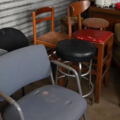 Sale Photo Thumbnail #252: Assorted Chairs & Bar Stools